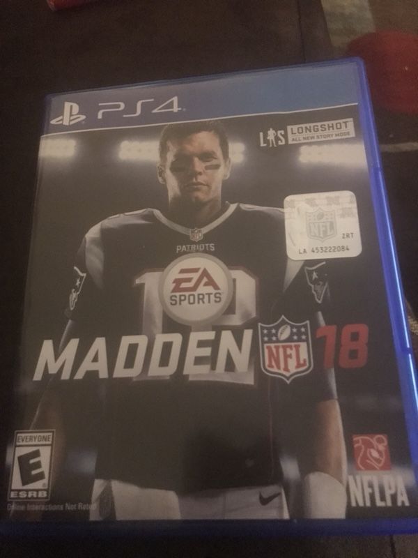 2k18 Madden nfl