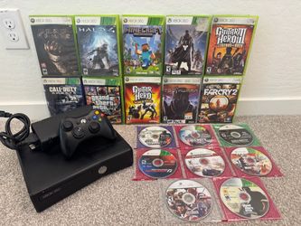 Microsoft XBOX 360 w/ 18 Great Games!