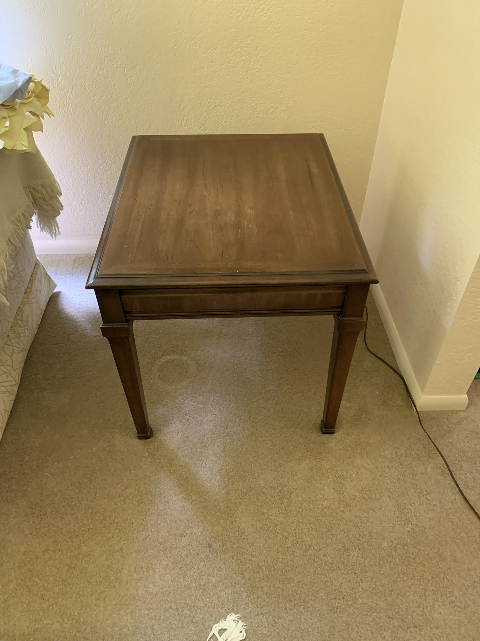 Vintage Mid-Century Modern Lane Solid Wood Side Table
