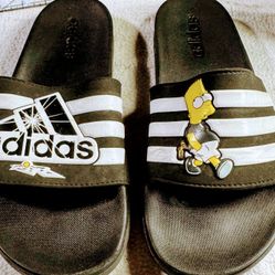 Mens Flipflops Adidas X Bart Simpson