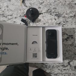 Insta 360 X5 (W/ Motorcylce Kit* And Selfie Stick)