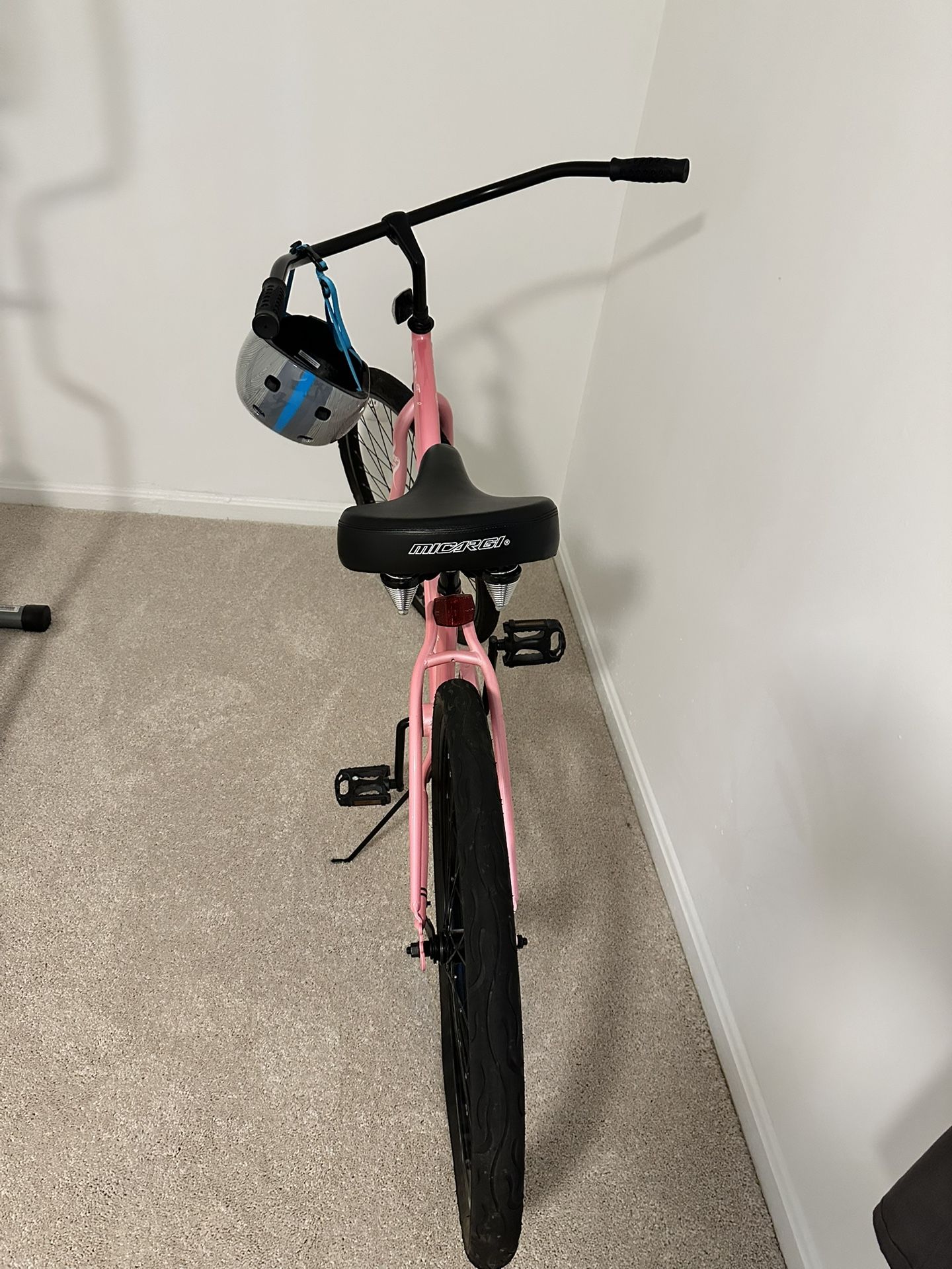 Micargi Women’s Beach Cruiser Bicycle 26” Touch Retro Bubblegum Pink