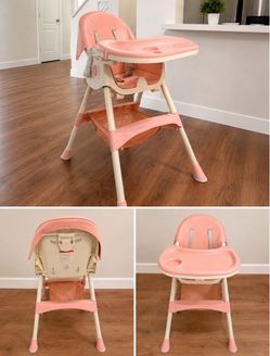Pink Baby High Chair