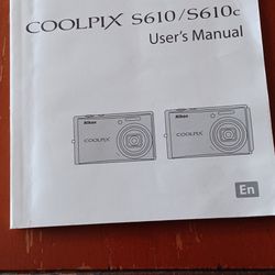 Nixon COOLPIX S610/S610c User's Manual