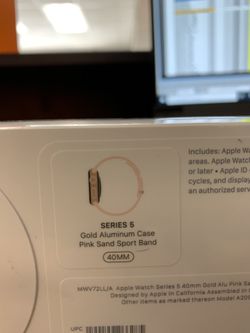 Brand new Apple Watch series 5 40 mm