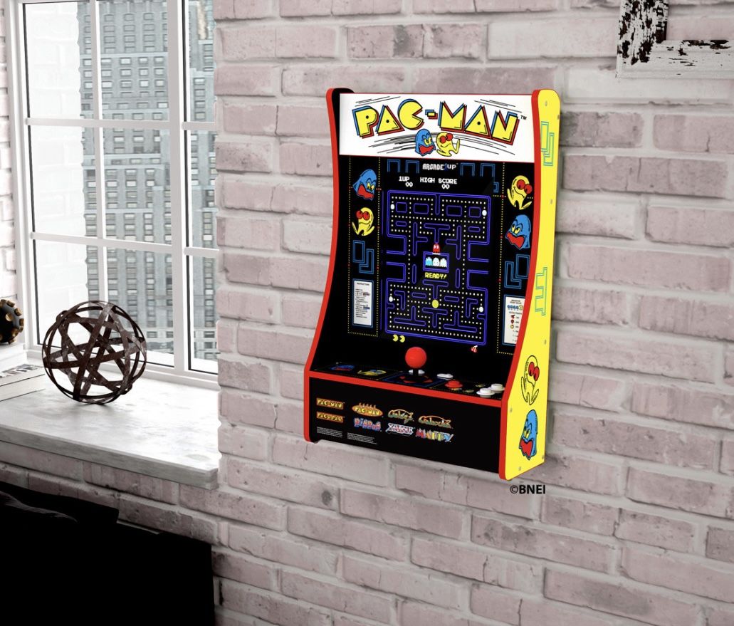 ARCADE1UP PARTY-CADE 8-IN-1 NAMCO PAC-MAN - YELLOW - 8223 for Sale