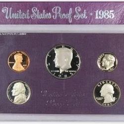 1985 US Mint Proof Set