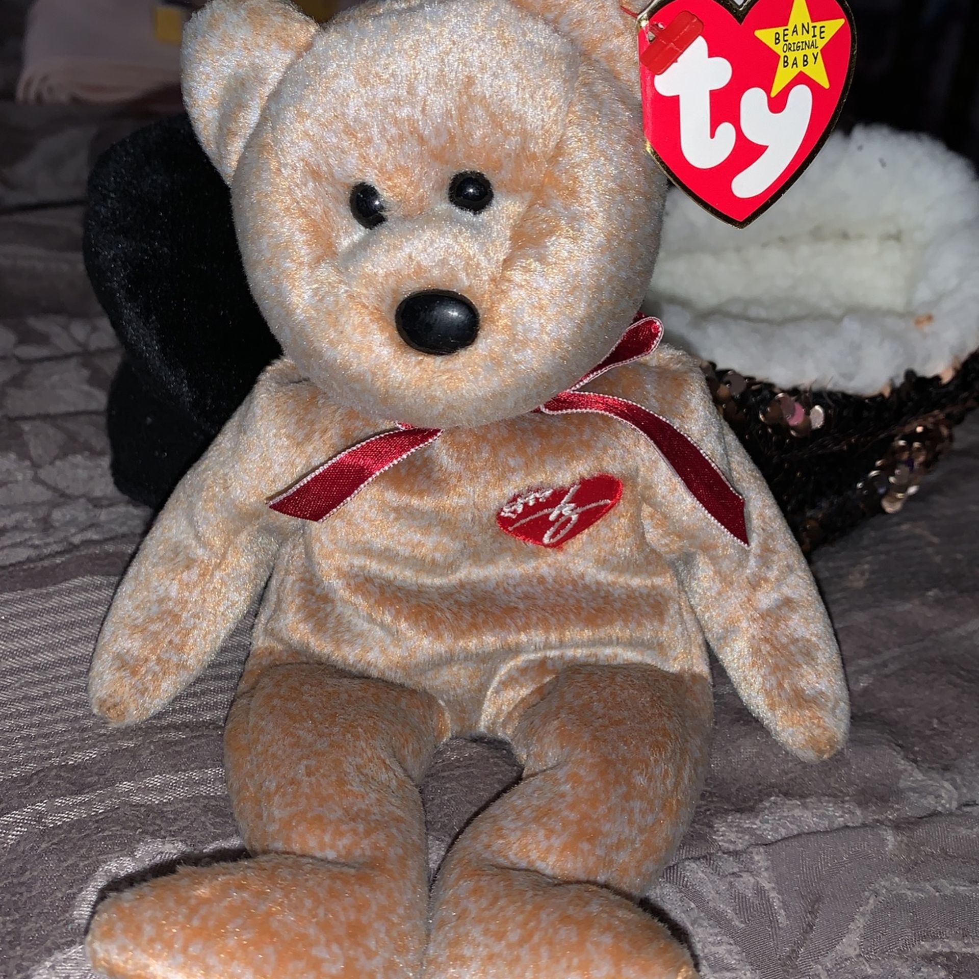 Ty Beanie Baby Babies RARE 1999 SIGNATURE Bear