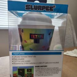Slurpee Tetris handheld game device