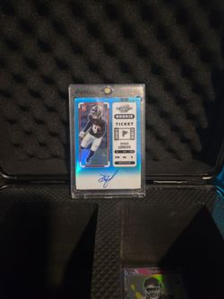 Drake London Contenders Optic Rookie Ticket Auto Card