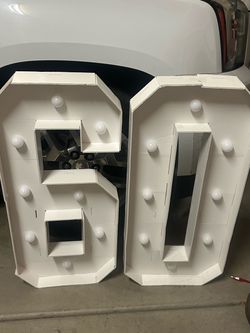 🎉 Marquee Numbers  light up numbers