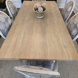 Ethan Allen Cameron Rustic Dining Table
