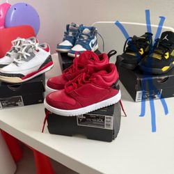 Nike Boys Size 10c Each $25 The black and yellow ones are $40 and are new.