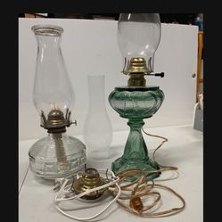 Vintage Lanterns Oil Or Electric 