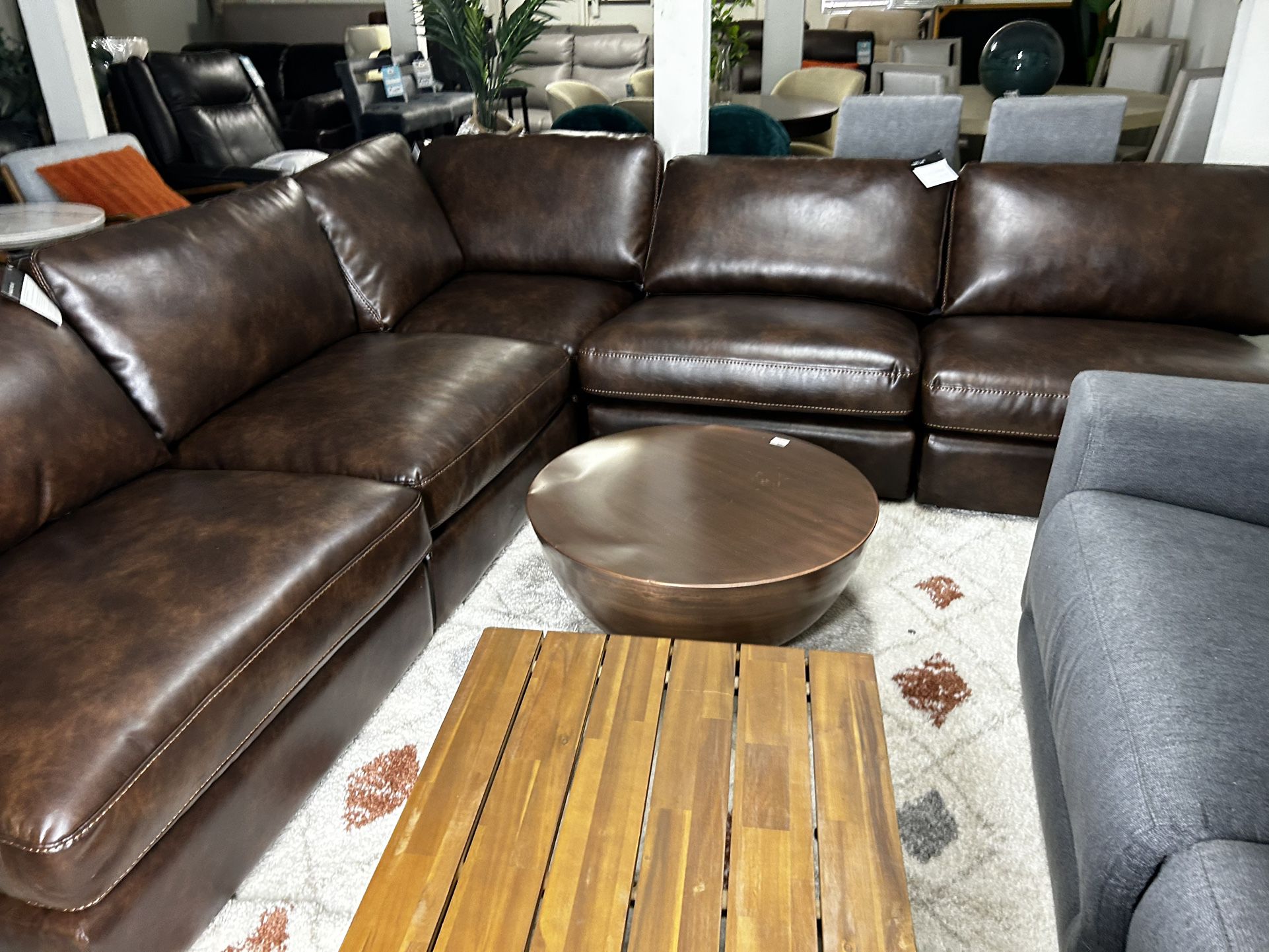 Madilex 5 Pc Beyond Leather Sectional 