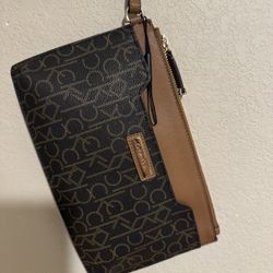 Calvin Klein Monogram Wristlet