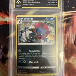 Pokemon  weavile promo (GRADED 6)