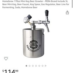 Mini Keg Growler, New