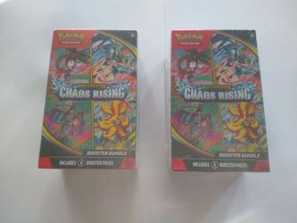 Pokemon Chaos Rising booster bundle