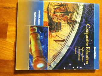 Book Comparative Education International Content