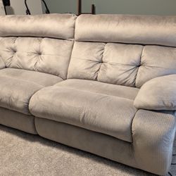 Power reclining sofa
