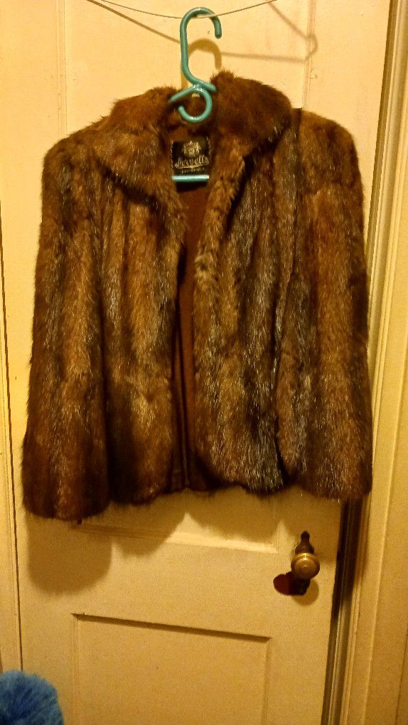 Vintage Real Fox Fur Jacket.  Excellent Condition 
