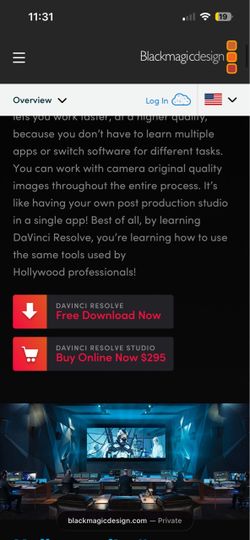 Davinci resolve studio
