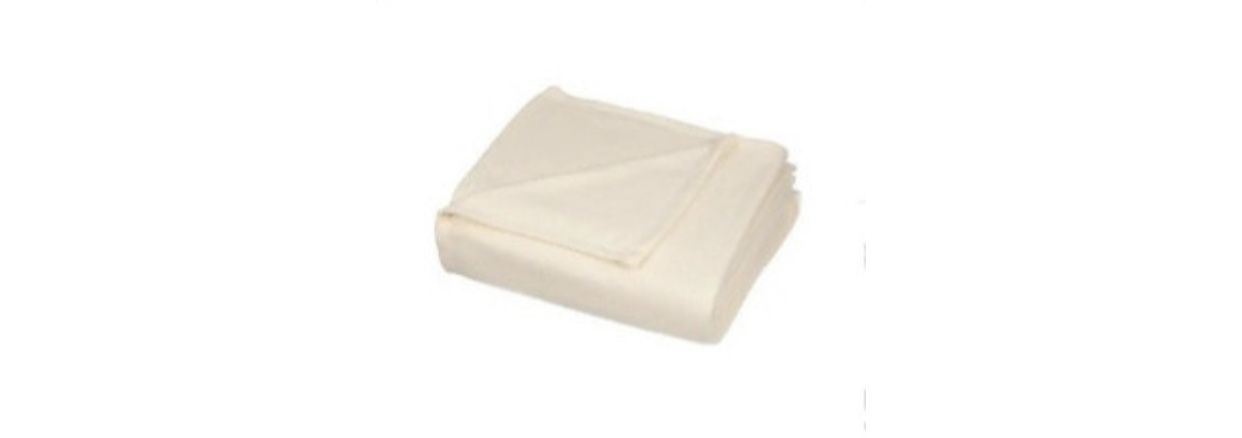 Cotton Bay® Ashby⢠Fleece Blanket Twin 72x90 Ivory Additional Detail: Open Bo