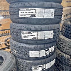 215/60/16 Firestone 4 New Tires Installed And Balanced 50,000 Miles
