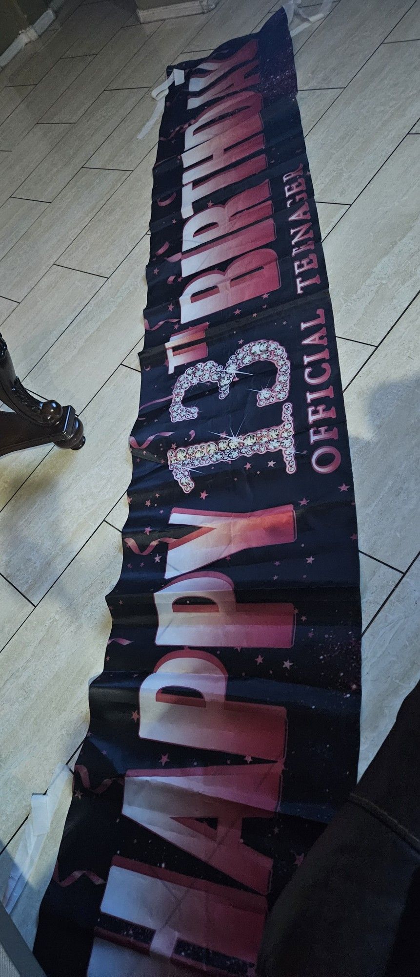 happy 13th birthday banner long