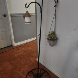 Metal Black Plant Holder Hook 