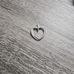 Kay Jewlers Double Heart Necklace Pendant 