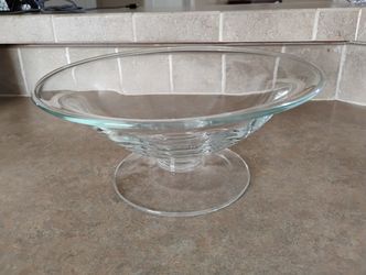 Heavy Thick Glass Bowl 

