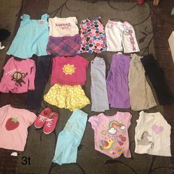 Toddler girl clothes size 3t