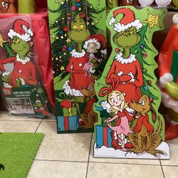 Grinch Christmas Yard  Signs 