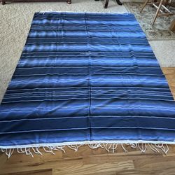 Blue Blanket 83” X 61”