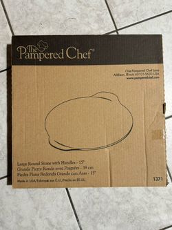 Pampered Chef Large Round Stone 15”