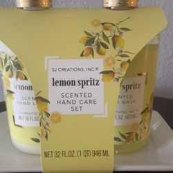 SJ Creations Lemon Hand Care Set