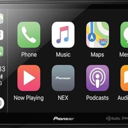 Pioneer DMH-W3000NEX 6.8" Double Din Multimedia Digital Media Receiver, Wireless Apple CarPlay and Android Auto, Bluetooth, Backup Camera Compatible, 