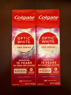 Colgate Optic White Pro Series Toothpaste $5 each (Pick Up Only)