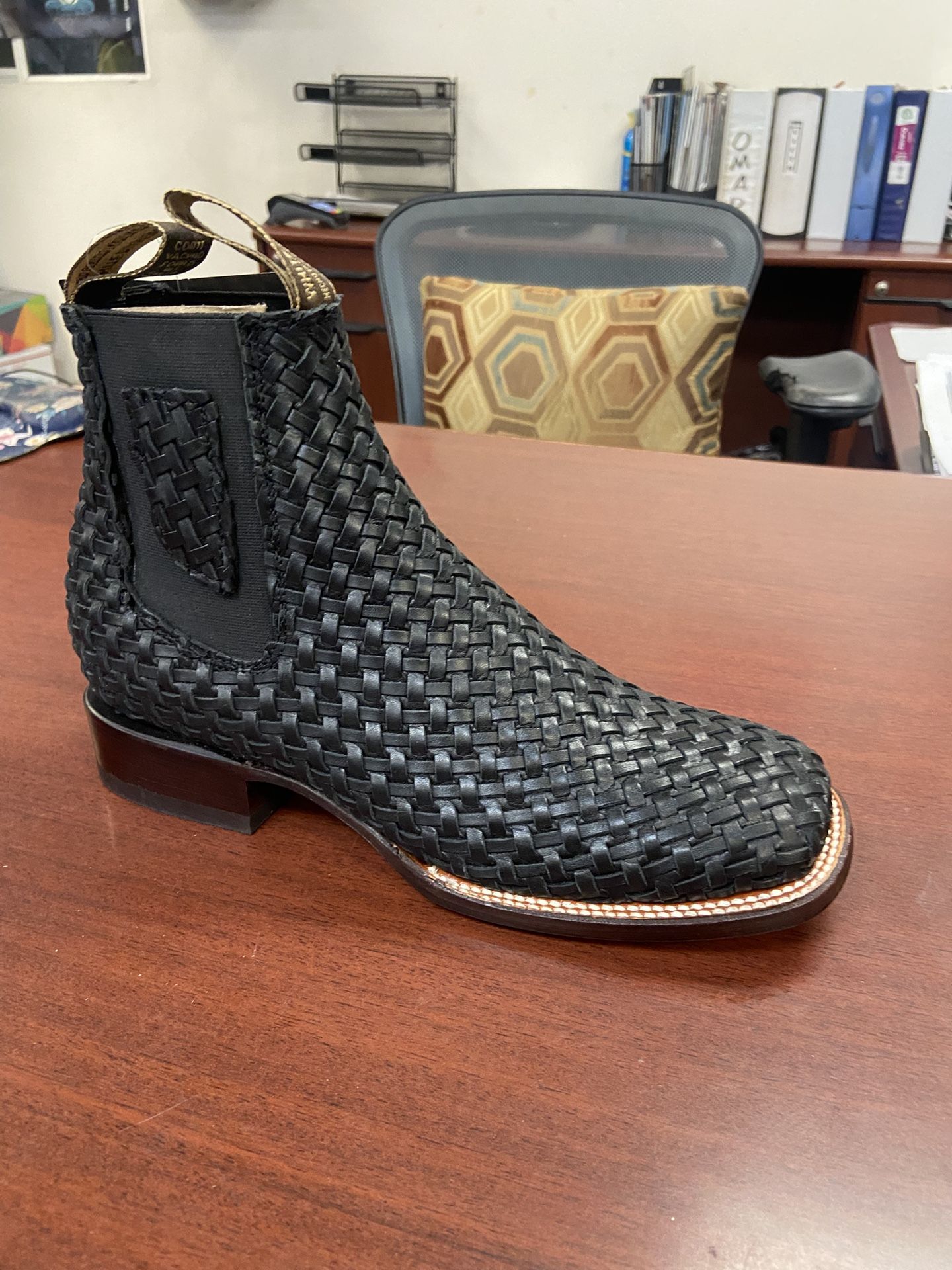 Botines Charros De Piel Petatillo Para Hombre