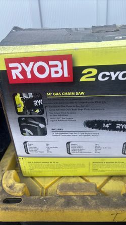 Ryobi 14” gas chainsaw