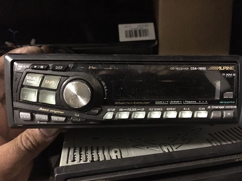 Alpine bass engine CDA-7892