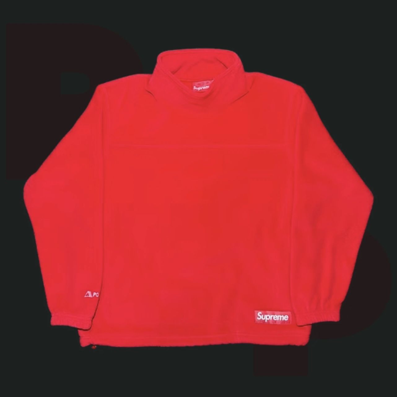 Supreme Polartec Mock Neck Pullover (Small)