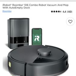 iRobot Roomba Robot Vacuum And Mop