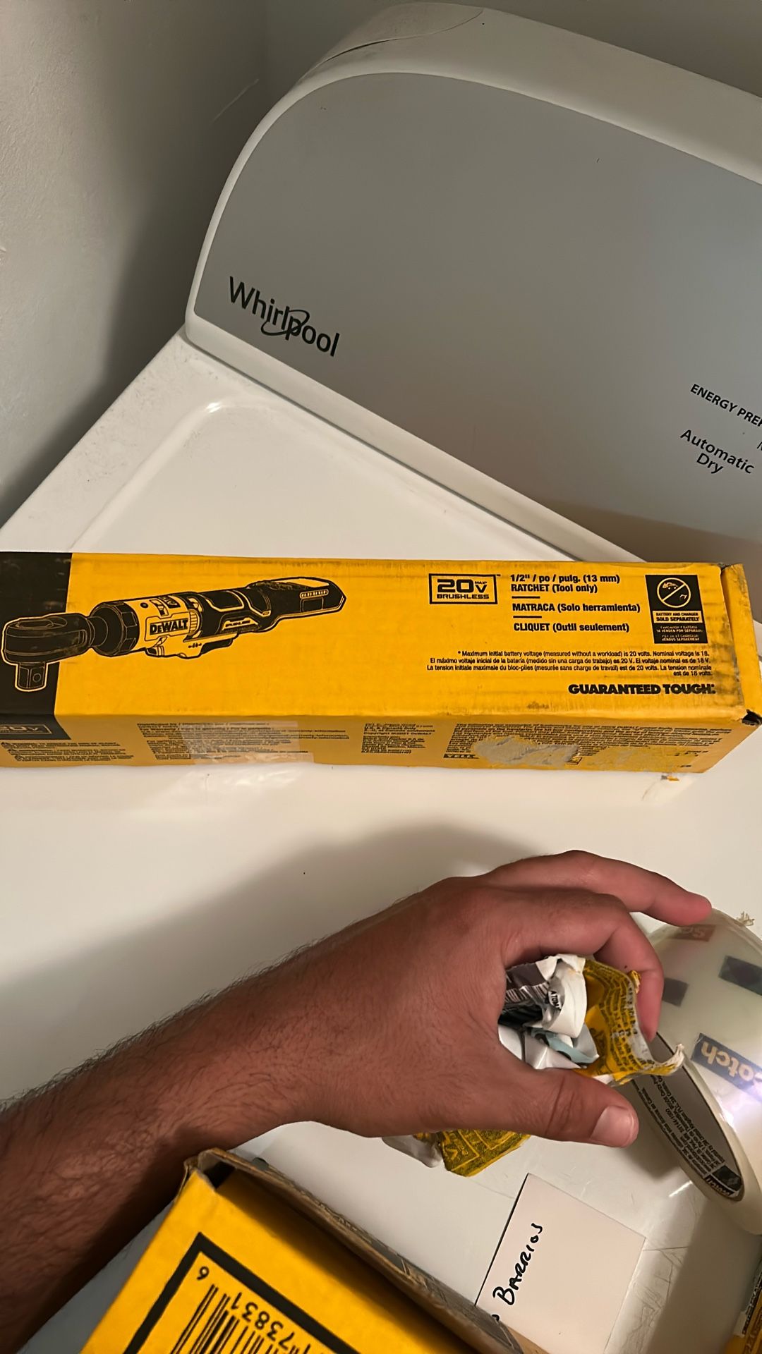 DEWALT ATOMIC 20V MAX Cordless 1/2 in. Ratchet (Tool Only Brand New In Box
