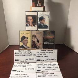 Frank Sinatra Cassette Tapes Frank And Quincy The Very Good Years Greatest Hits Volume Two Greatest Hits Volume One And More $10 Each Or 50