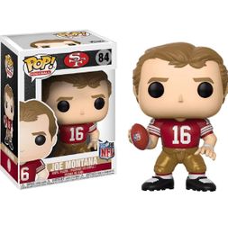 Funko Pop!NFL Legends San Franciso 49ers Joe Montana Home Jersey #84 w/protector