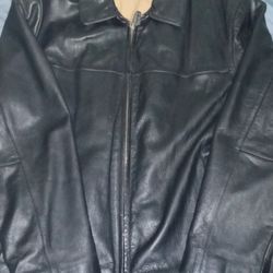 Dockers vintage leather jacket

