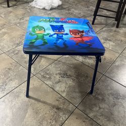 Jakks Pacific Table  Kids Furniture, 20" x 20" Table, PJ Masks great condition! 